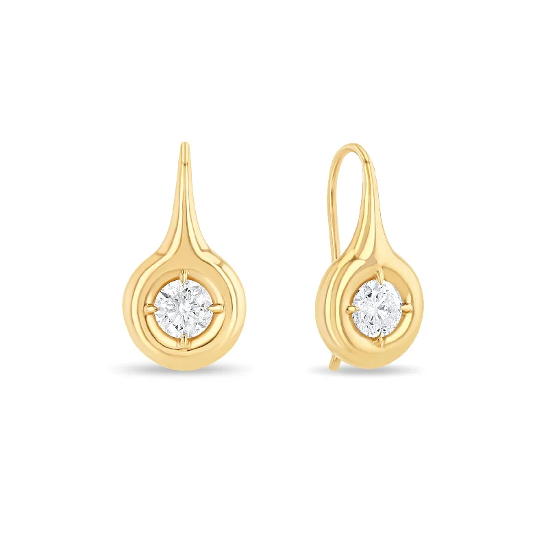 fashion earrings for women -Orb Drop Earrings