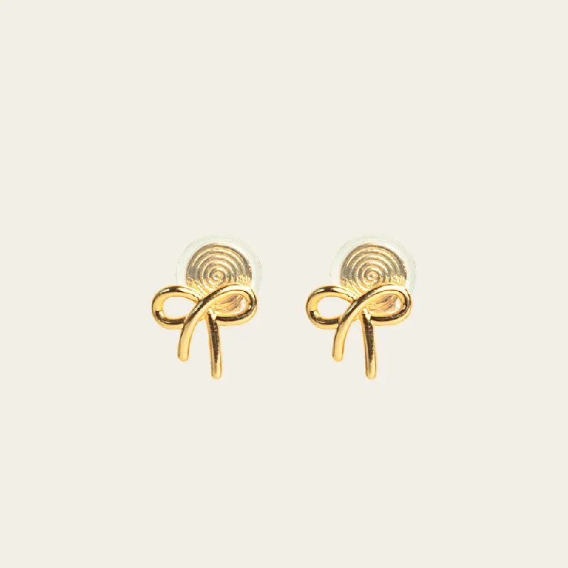 minimalist earrings for women -Alice Clip On Earrings in Gold