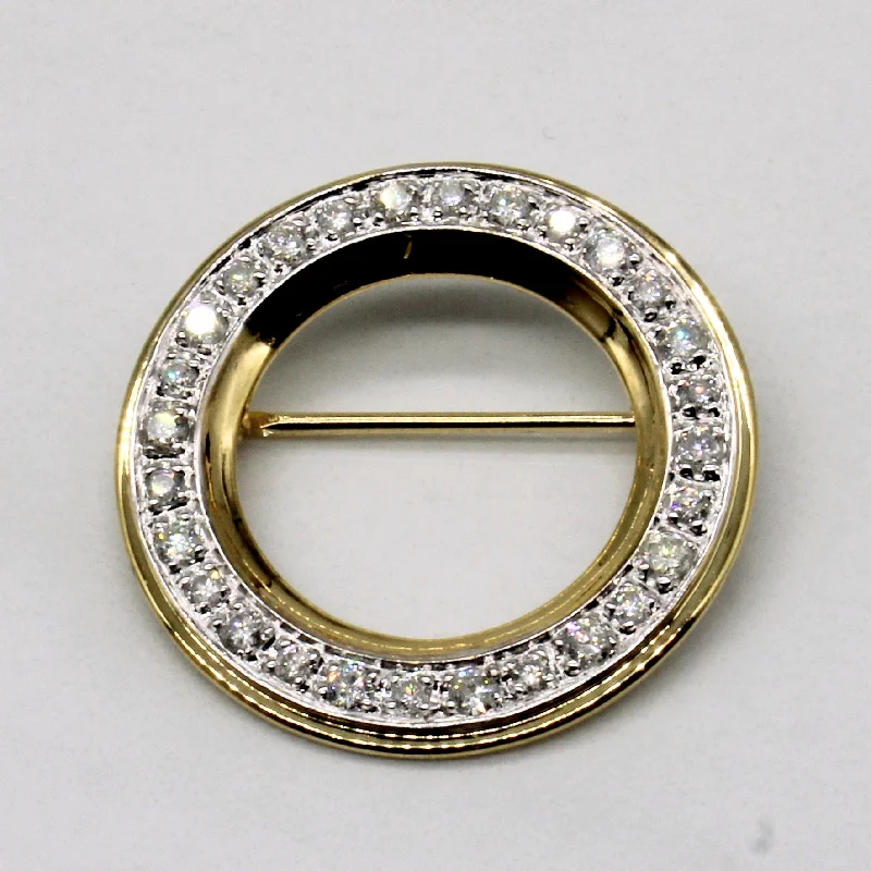 Diamond Wreath Brooch | 0.60ctw |