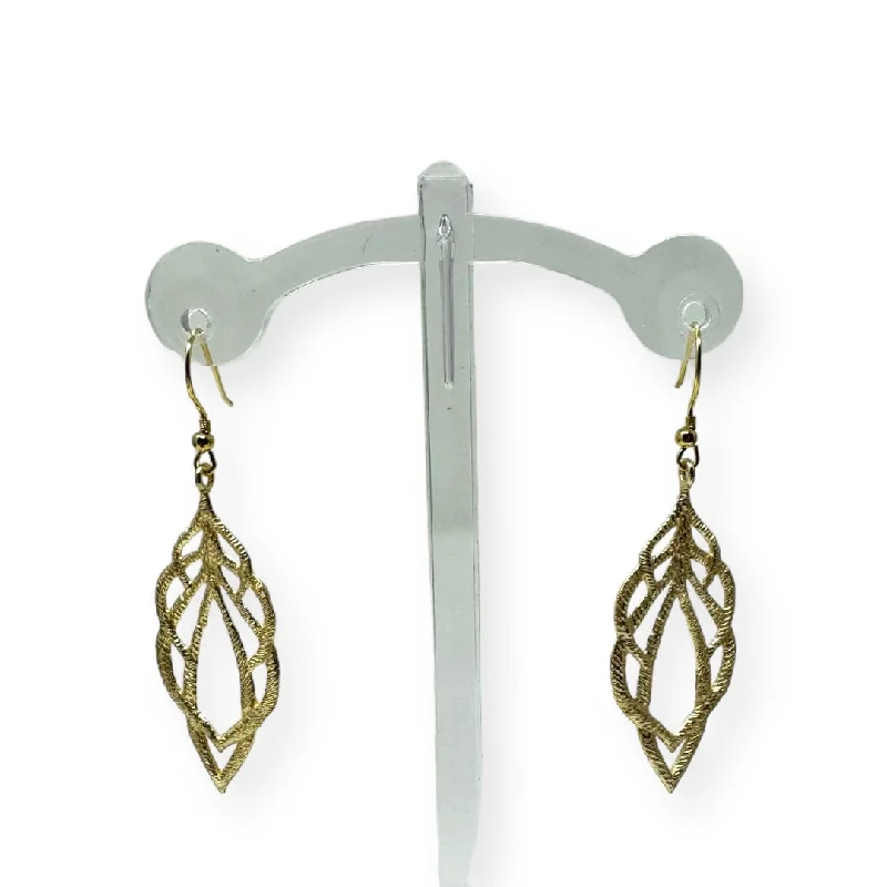 gold drop earrings for women -Entwined Dangle/drop Earrings By Unknown Brand