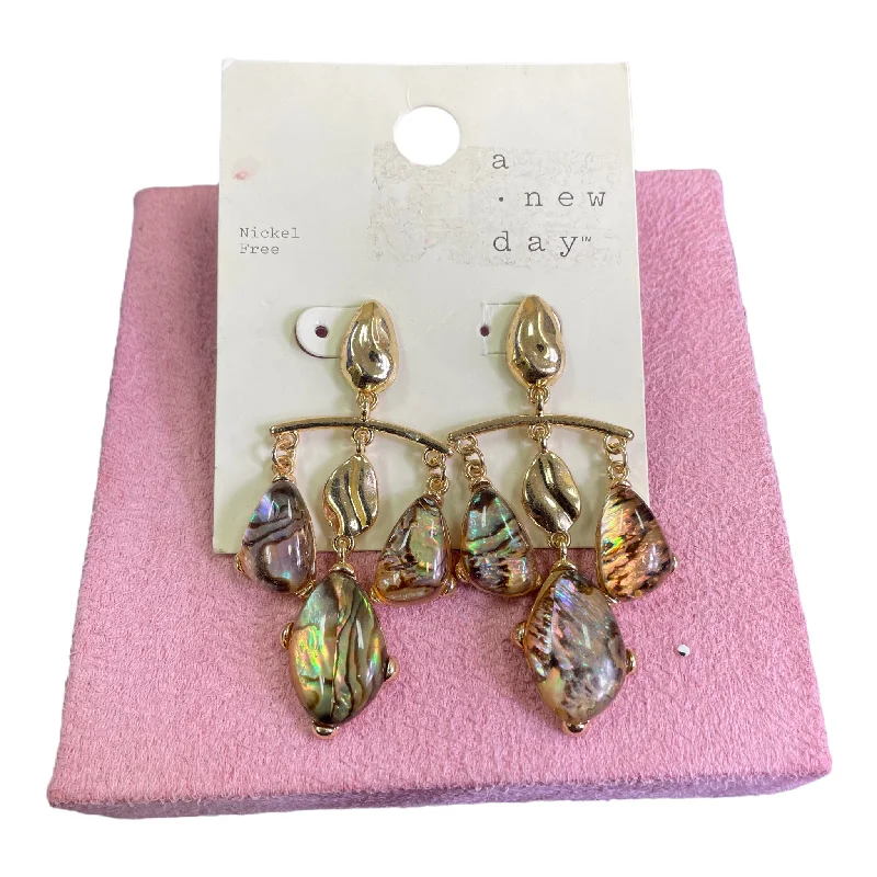 gemstone earrings for women -Earrings Dangle/drop By A New Day