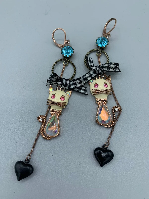 vintage earrings for women -Earrings By Betsey Johnson