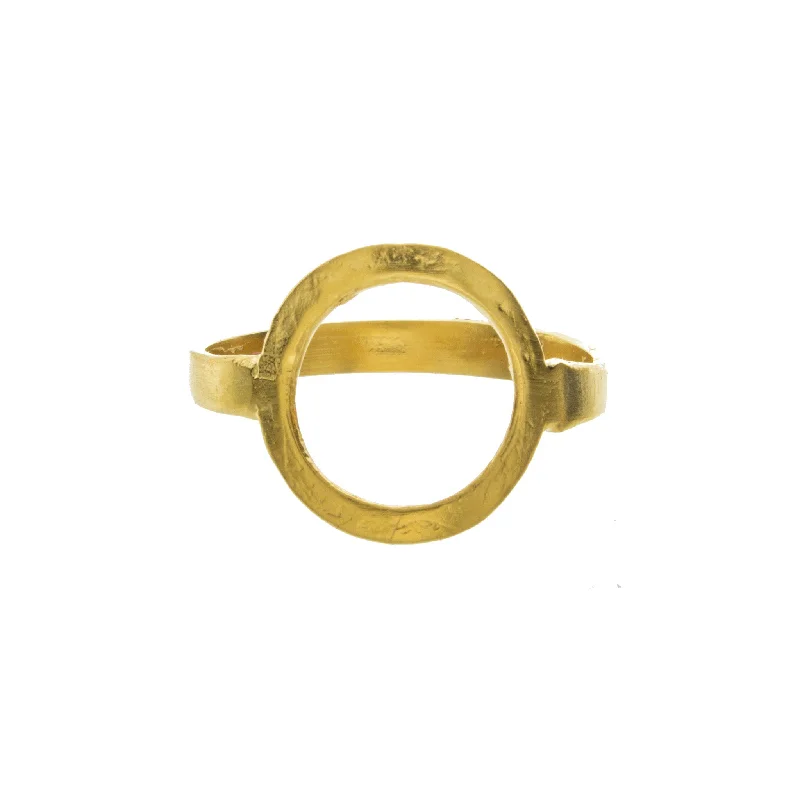 luxury rings for brides -Circle Invisible Space Ring