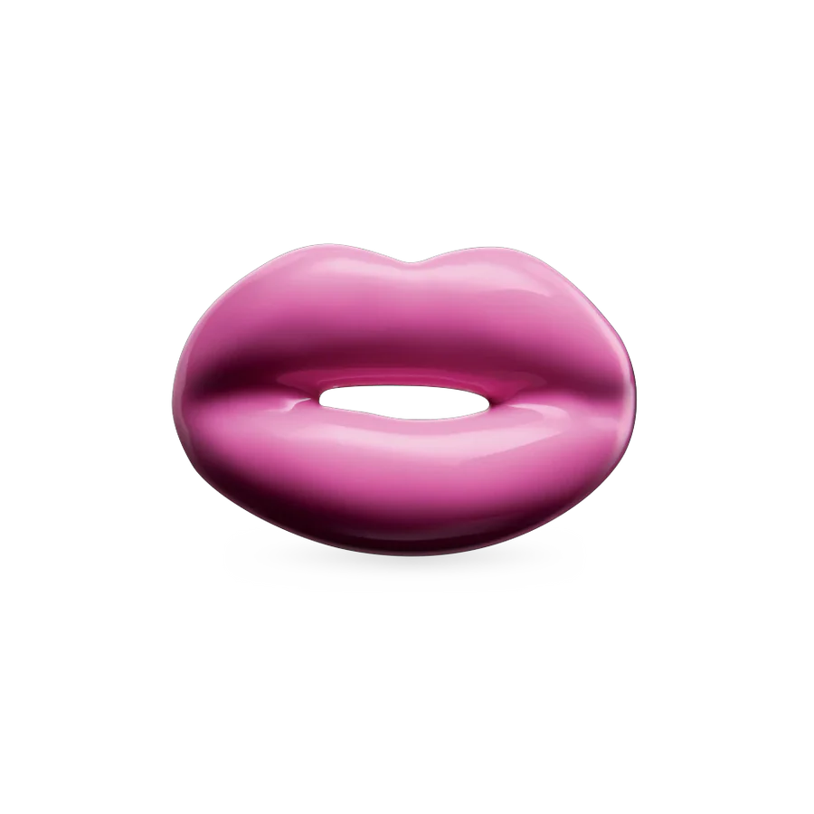 sapphire rings for women -Bubblegum Pink HOTLIPS Ring by Solange