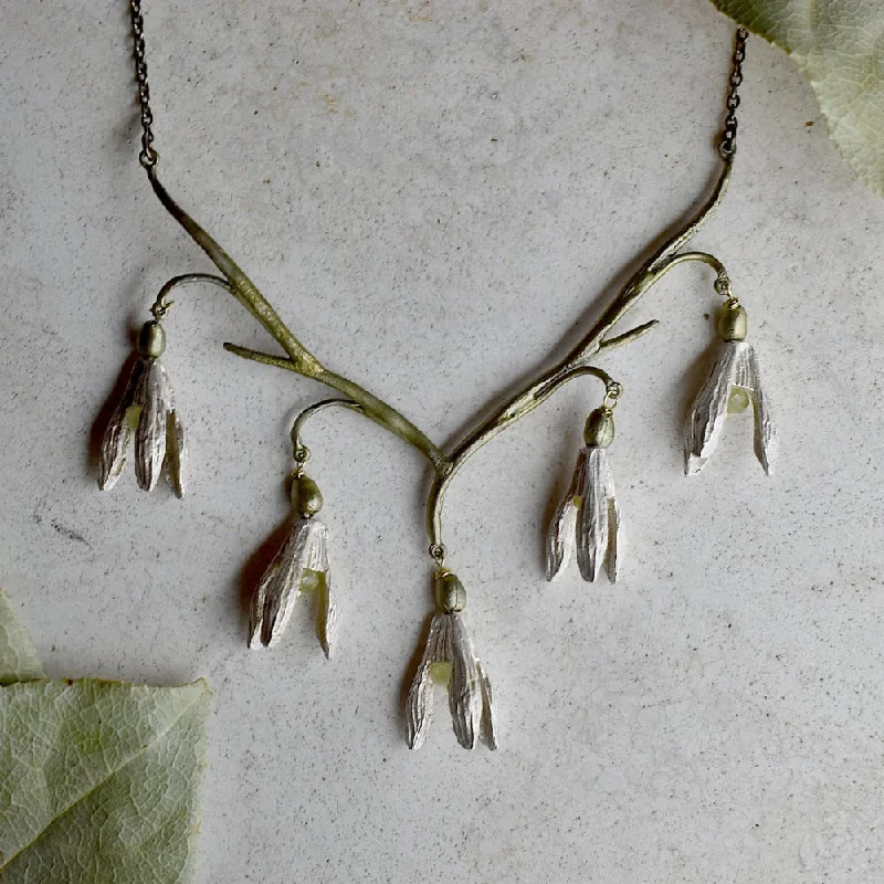 long pendant necklaces for women -Snowdrops Statement Necklace