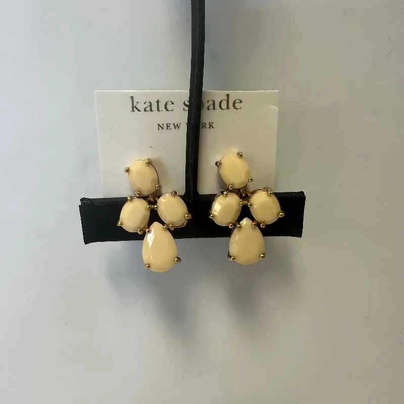 pearl drop earrings for women -Earrings Dangle/drop By Kate Spade