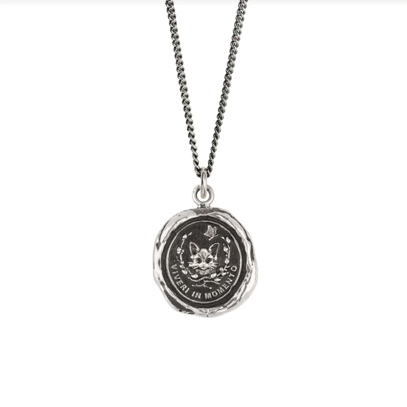 charm necklaces for women -Live in the Moment Talisman