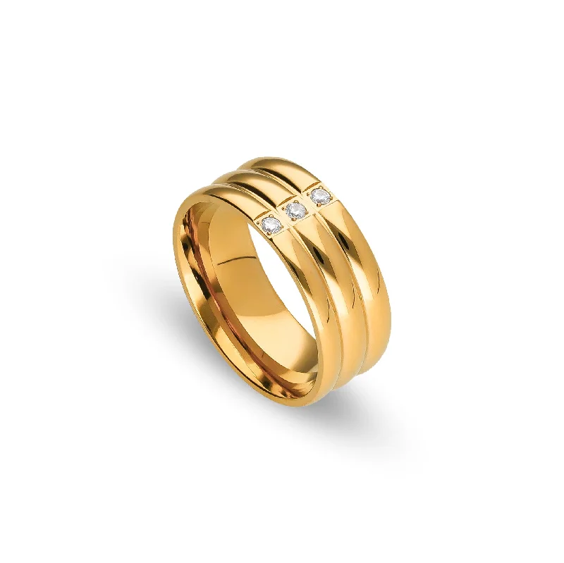 luxury promise rings -Sienna ring gold