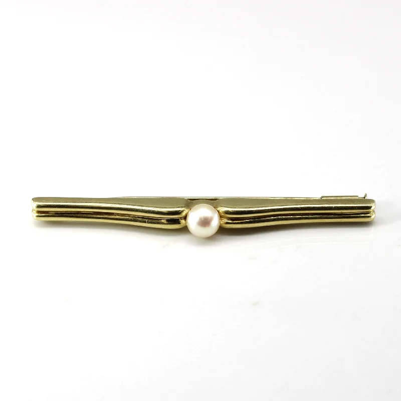 Pearl Gold Brooch