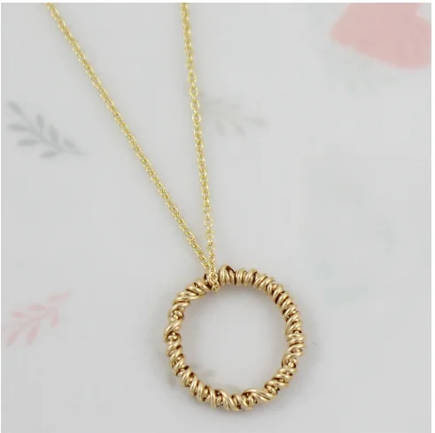 turquoise necklaces for women -The Circle Necklace