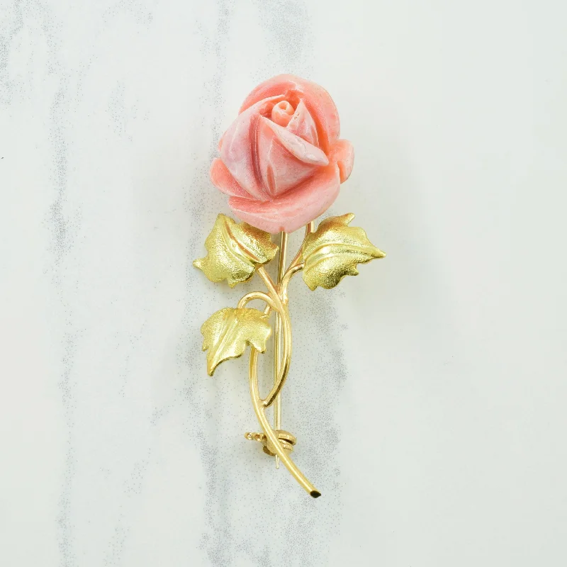 Coral Flower Brooch | 17.00ct |