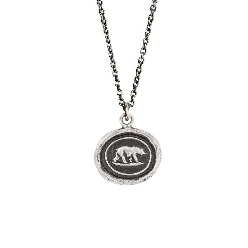 modern necklaces for women -Mother Bear Talisman