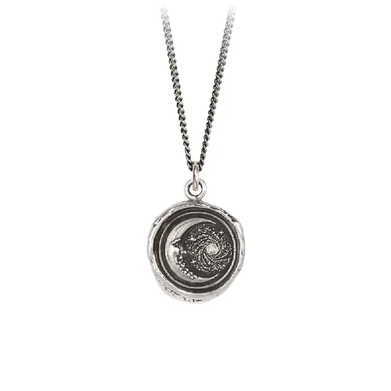 pearl necklaces for women -Trust the Universe Diamond Set Talisman