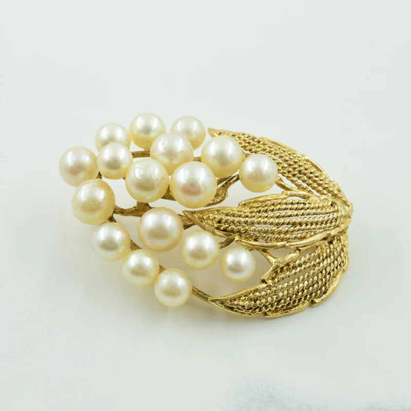 Pearl Brooch | 25.00ctw |