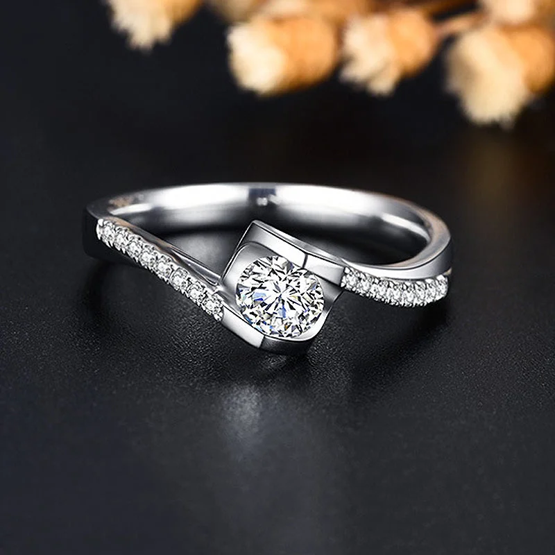 luxury wedding rings for women -Amore Ring AR1