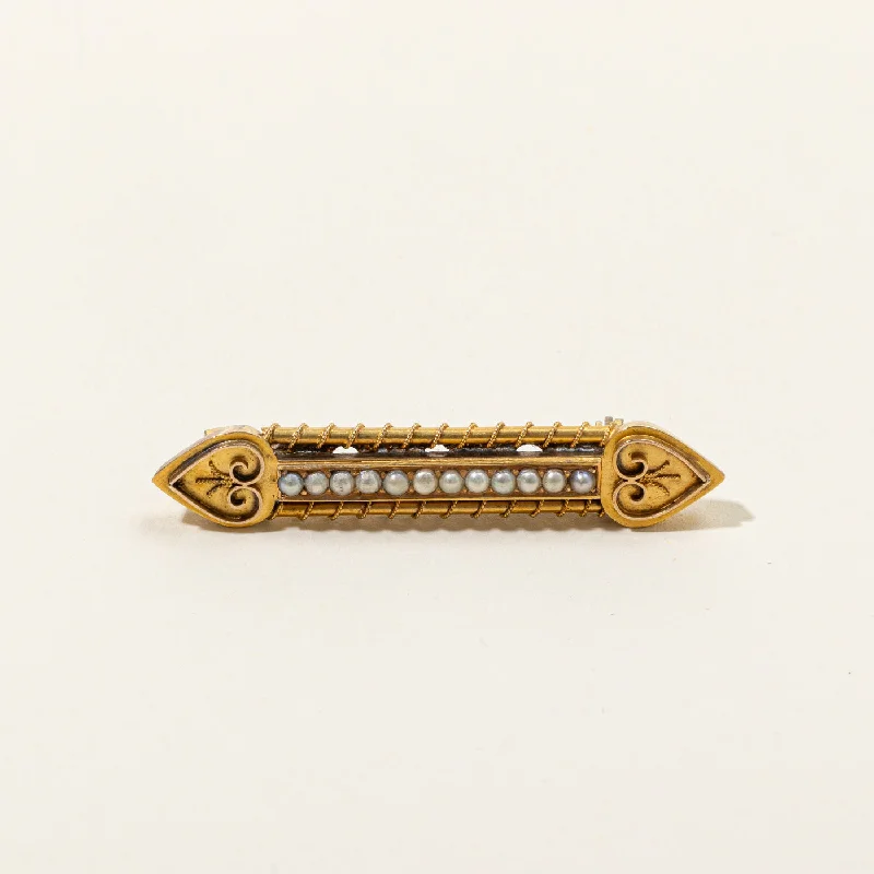 Seed Pearl Brooch