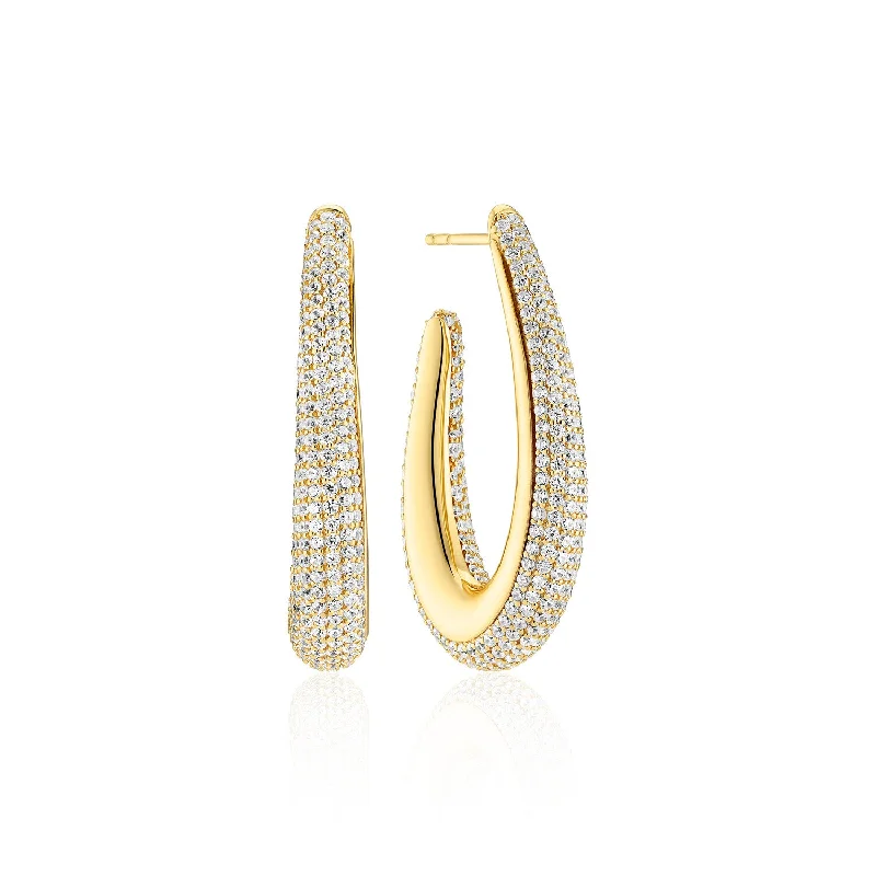 bold earrings for women -Earrings Goccia