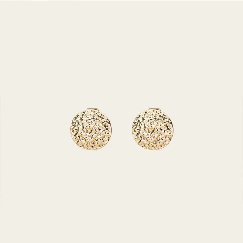 bridal earrings for women -Paloma Clip On Earrings in Gold