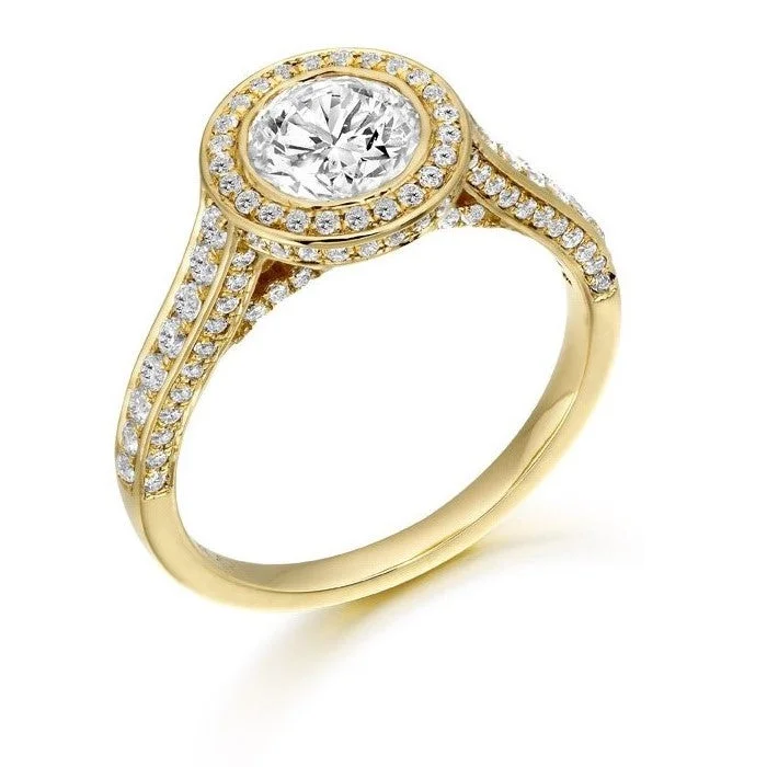 men’s style rings for women -Astute CZ Ring - 9CT YELLOW GOLD