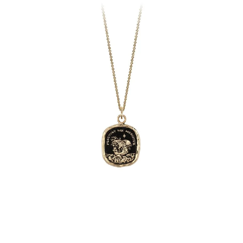 vintage necklaces for women -14k Gold Strength & Resilience Talisman