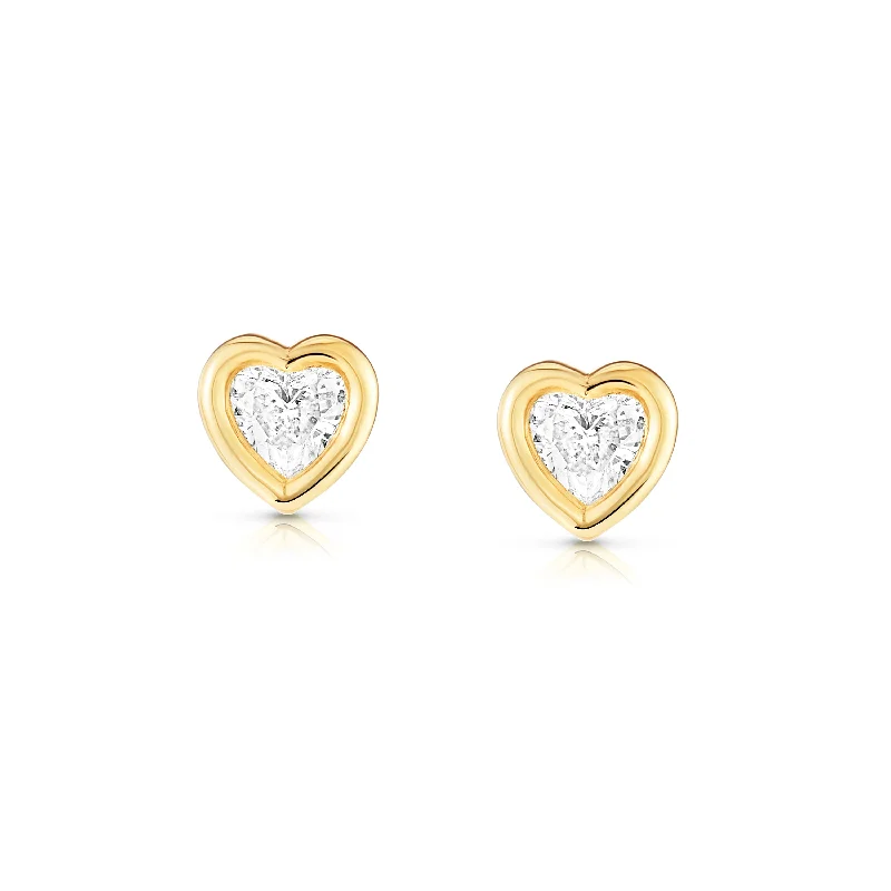 vintage drop earrings for women -0.25ct Diamond Amor Studs