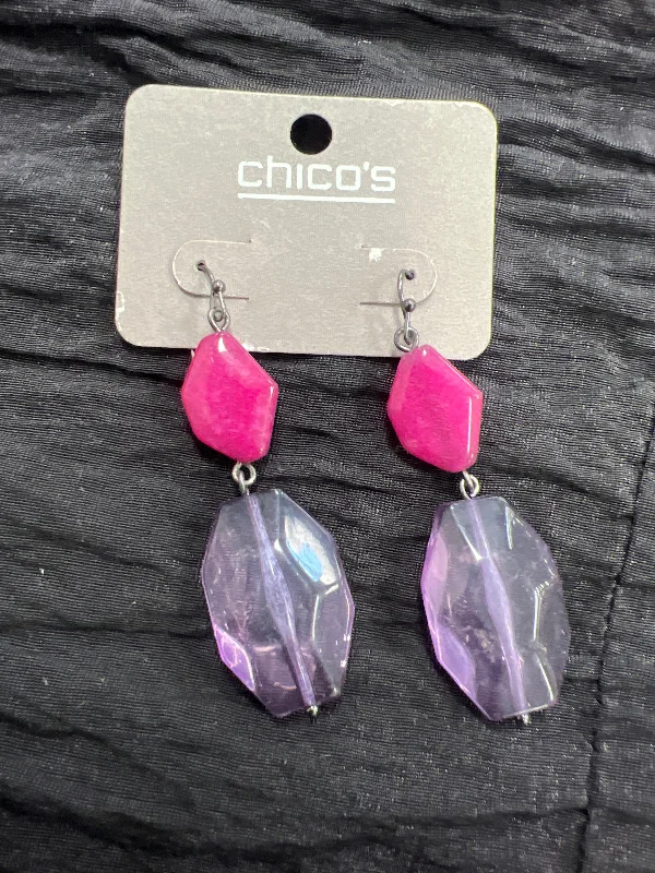 chic drop earrings for women -Earrings Dangle/drop By Chicos