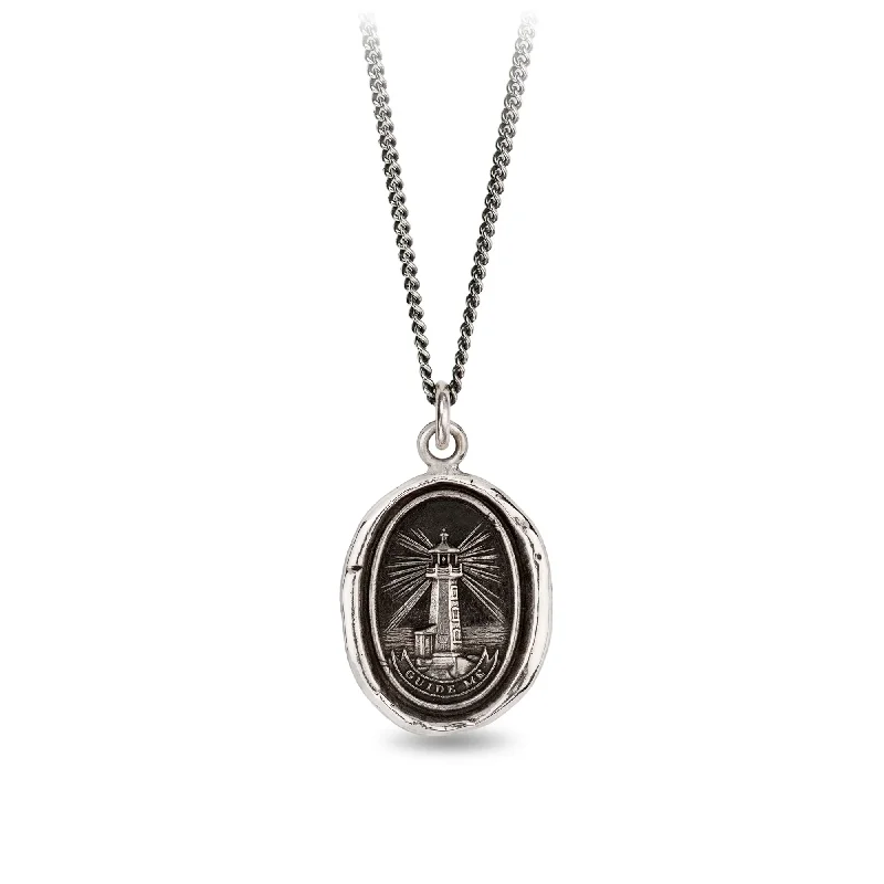 delicate diamond necklaces for women -Lighthouse Talisman