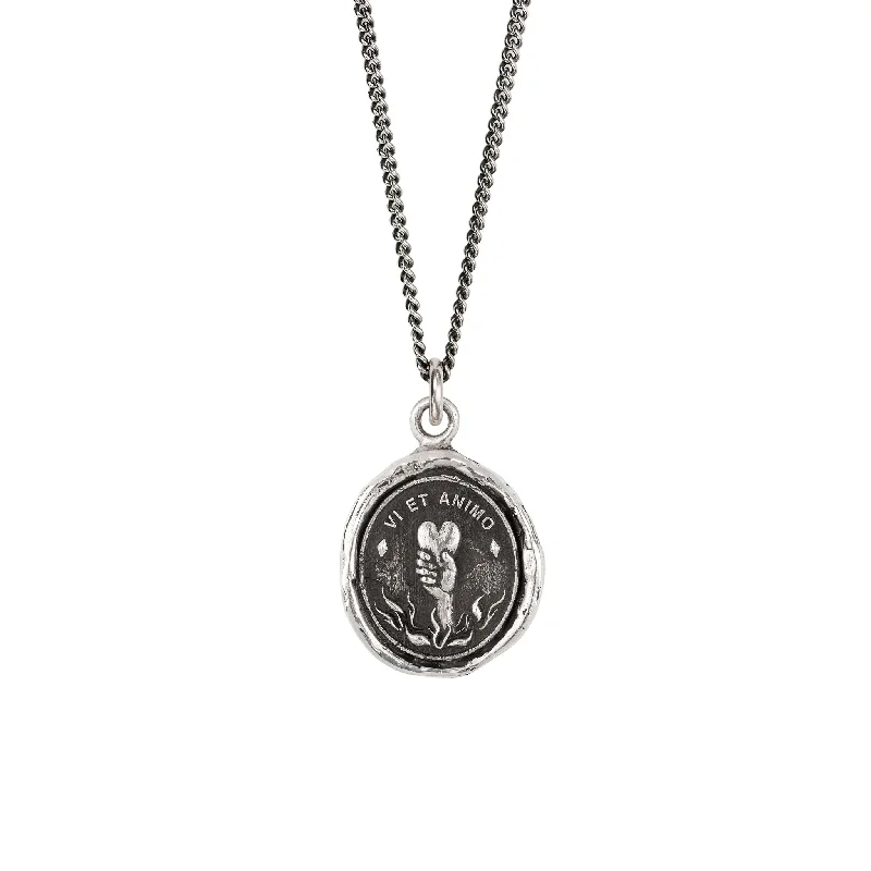 sparkling diamond necklaces for women -First Responder Talisman