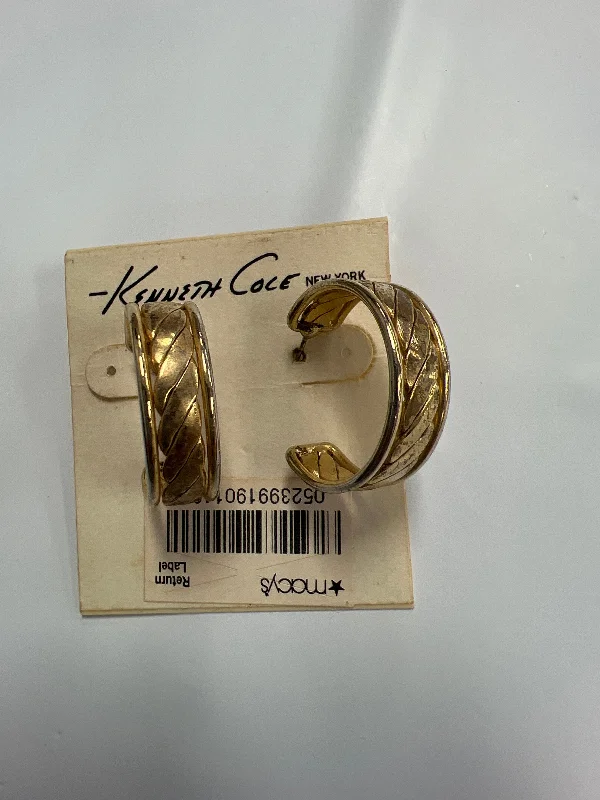 rhinestone earrings for women -Earrings Hoop By Kenneth Cole