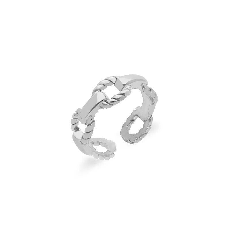 fashion rings for women -Lia ring silver