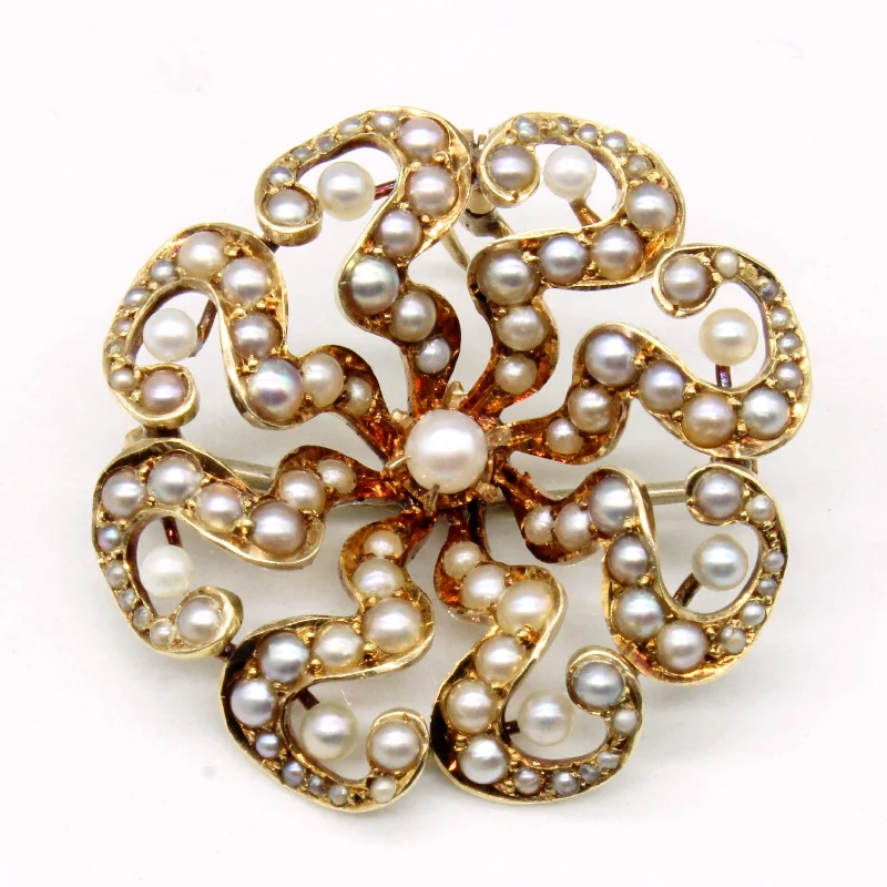 Pearl Wreath Brooch & Pendant