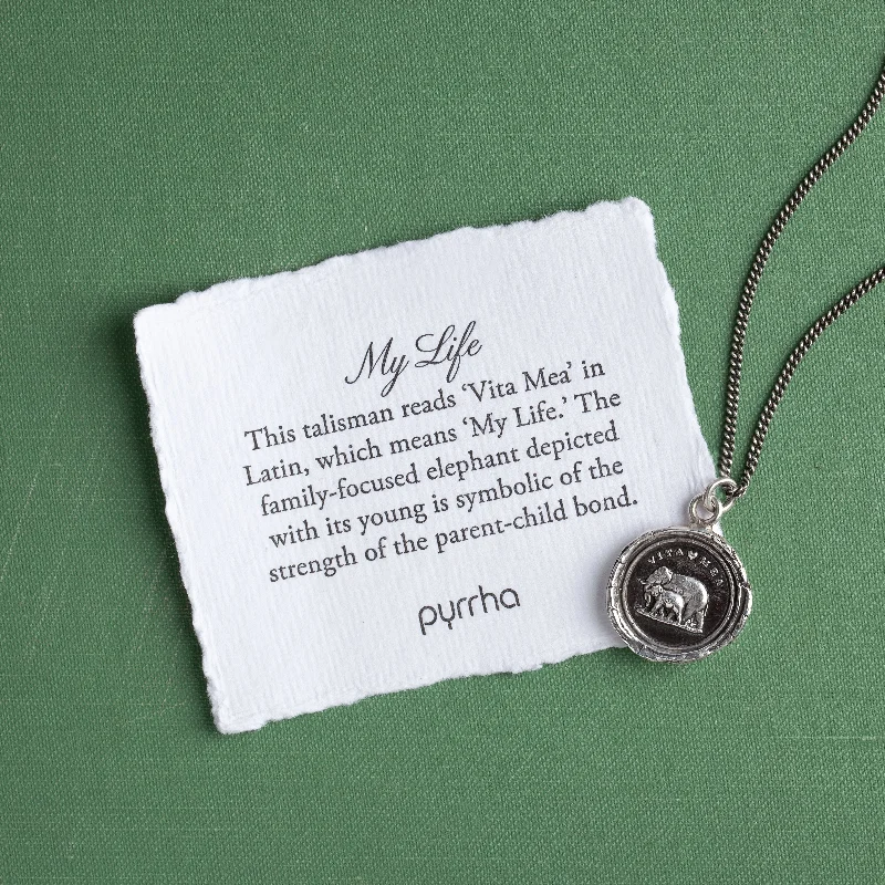 custom engraved necklaces for women -My Life Talisman