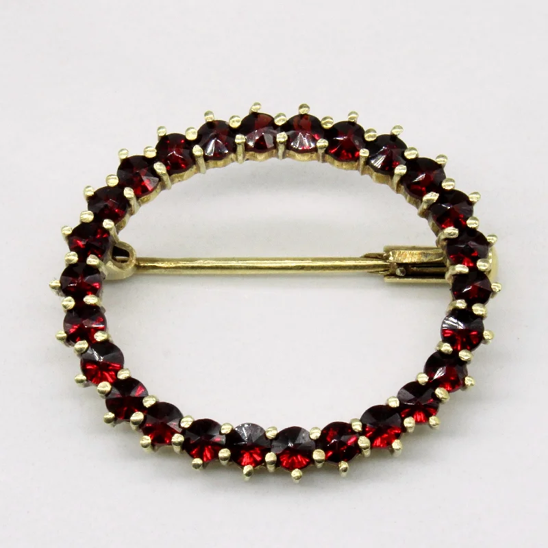 Garnet Brooch | 0.80ctw |