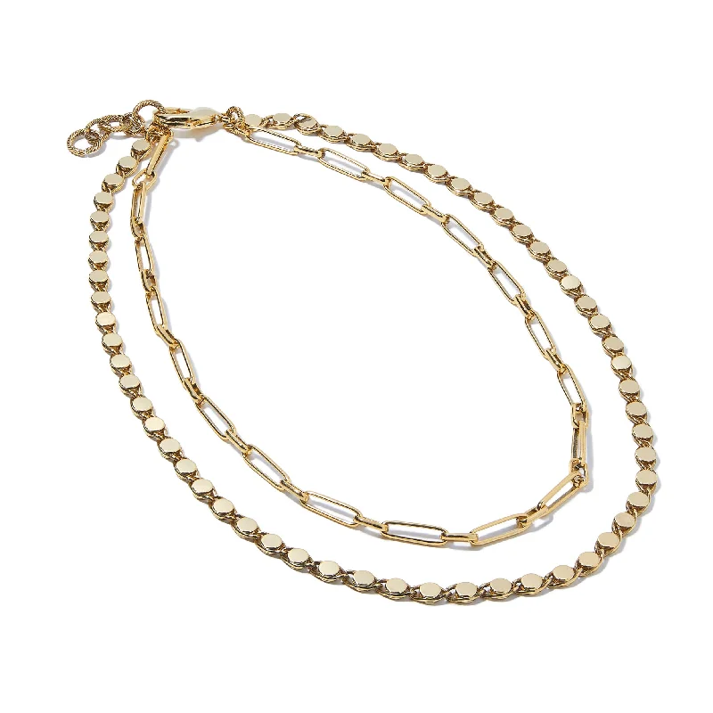 rose gold necklaces for women -Montaigne Layered Necklace