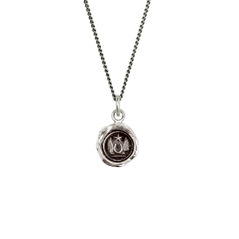 sparkling diamond necklaces for women -Luck & Protection Talisman