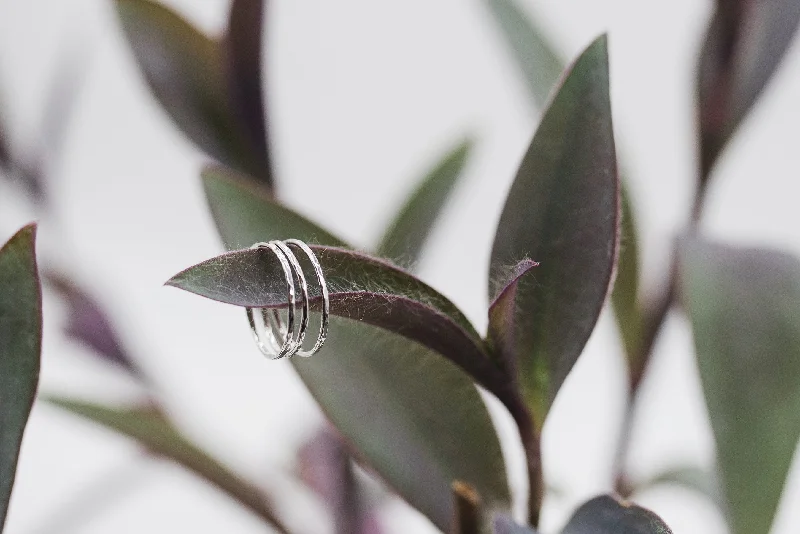 black diamond rings -Unity Knuckle Rings - Silver