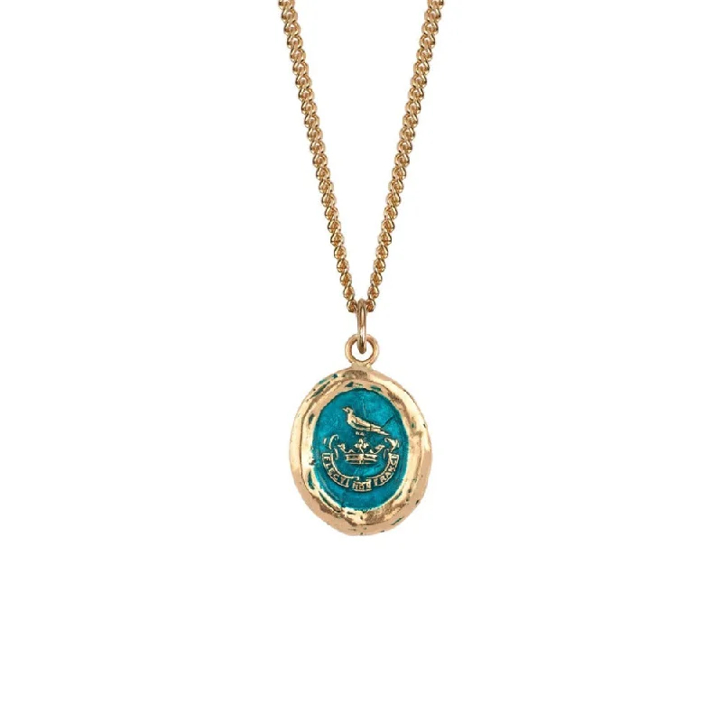 zodiac necklaces for women -14k Gold Unbreakable Signature Talisman - True Colors