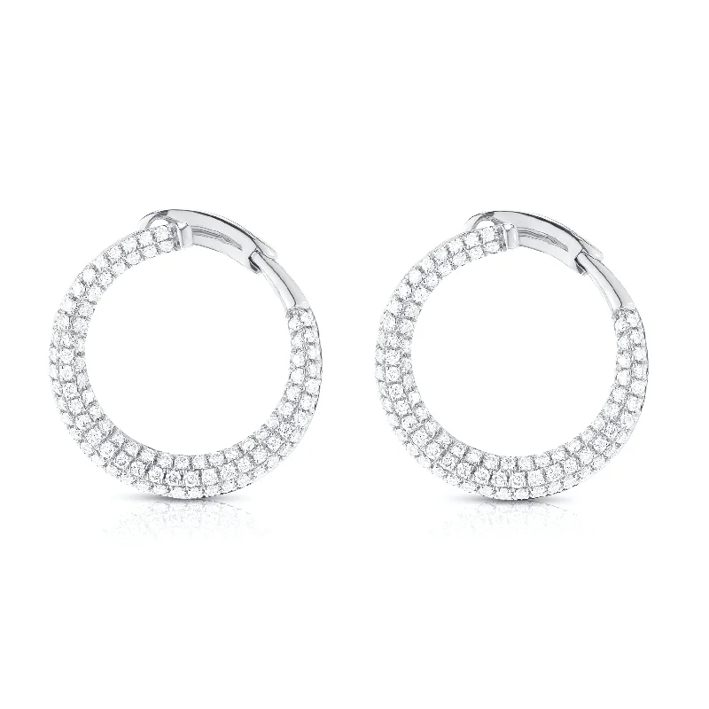 simple hoop earrings for women -Dome Swirl Earrings