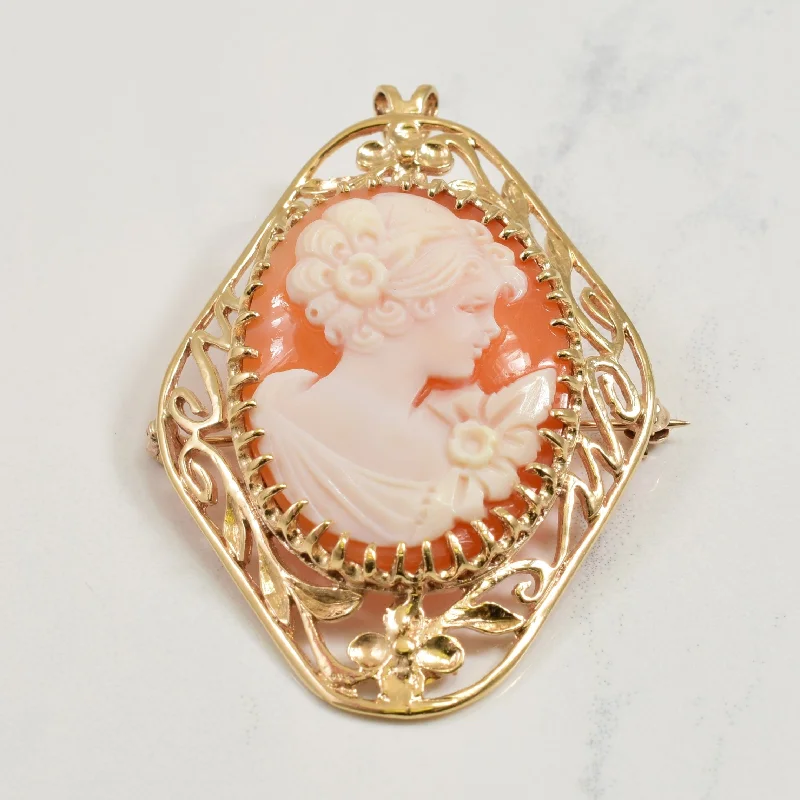 Cameo Shell Brooch | 13.50ct |