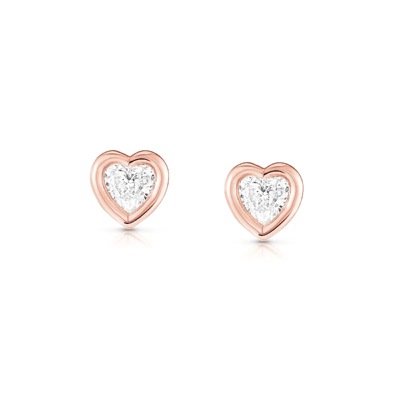 modern pearl earrings for women -0.25ct Diamond Amor Studs