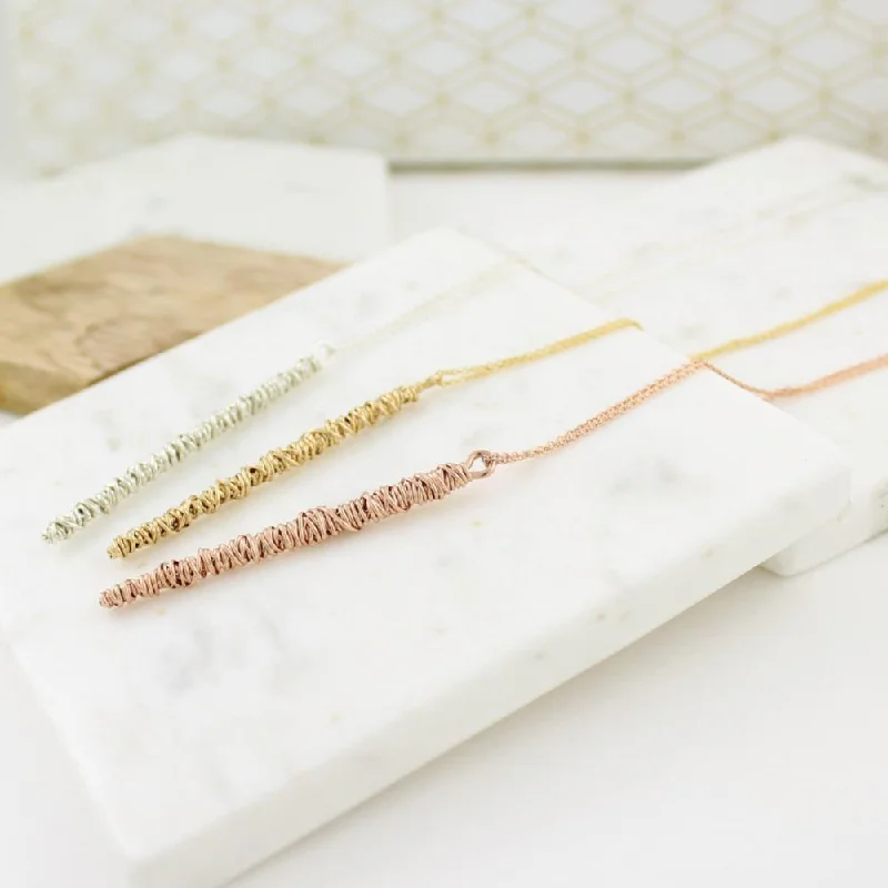 simple gold necklaces for women -The Solid Core Medium Necklace