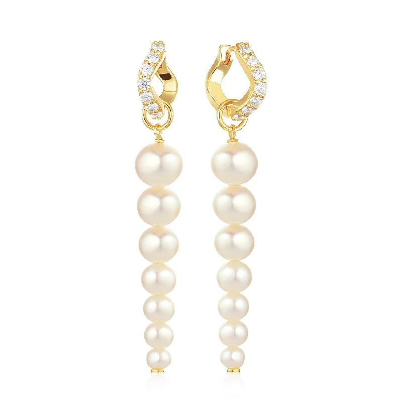 hoop earrings for women -Earrings Ponza Sette