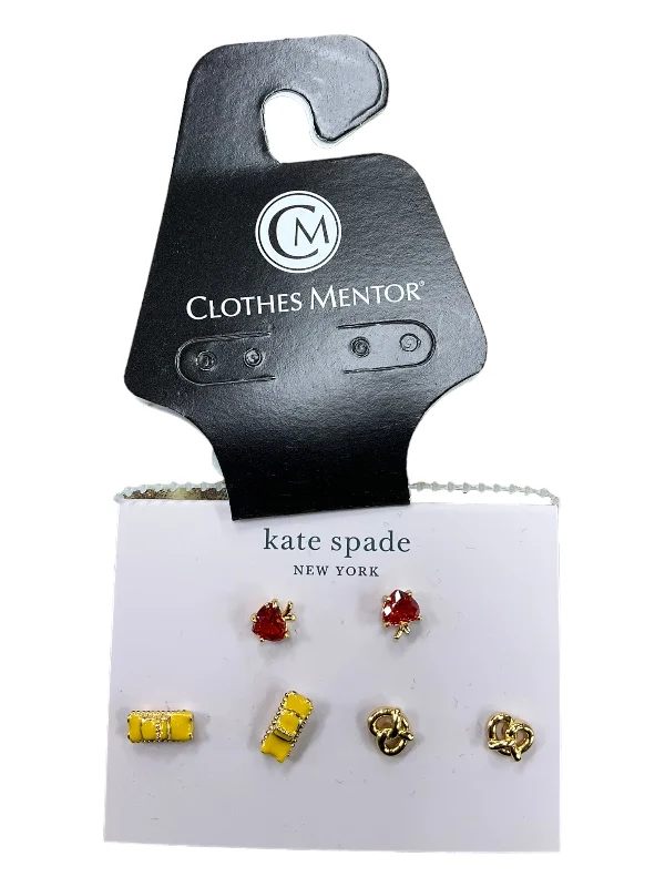 butterfly earrings for women -Earrings Stud By Kate Spade  Size: 03 Piece Set