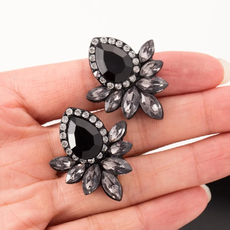 stylish gemstone earrings for women -Sweet Metal Earrings