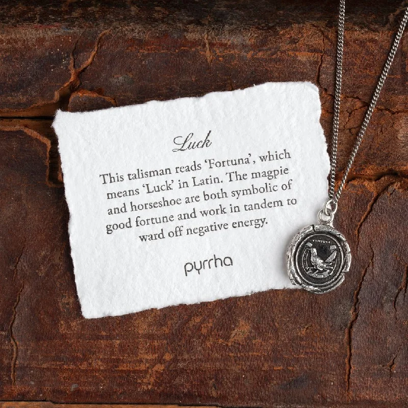 personalized pendant necklaces -Luck Talisman