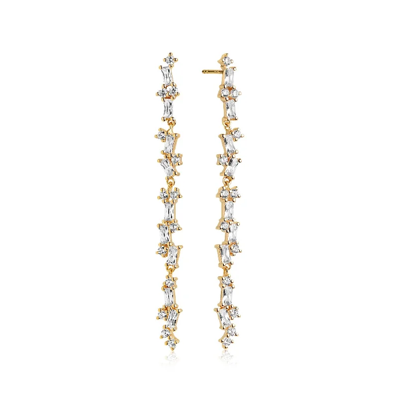 rhinestone earrings for women -Earring Antella lungo