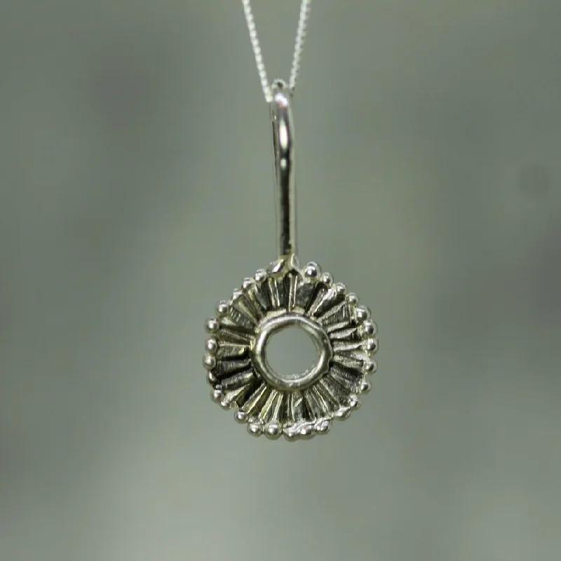 double chain necklaces for women -Full Sun Pendant