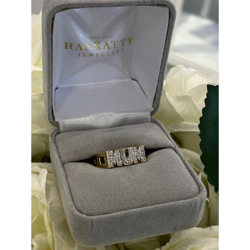 eternity rings for women -Mum Ring - 9ct Gold