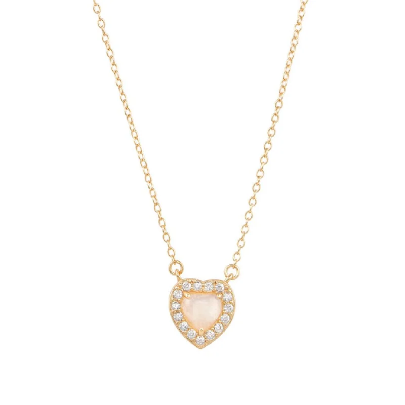 fashionable choker necklaces for women -14k Gold Vermeil Heart Halo Necklace