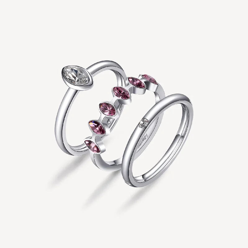 gemstone wedding rings -Brosway SYMPHONIA RING - YM93B